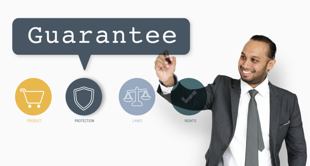 A man illustrating the benefits of good insurance coverage