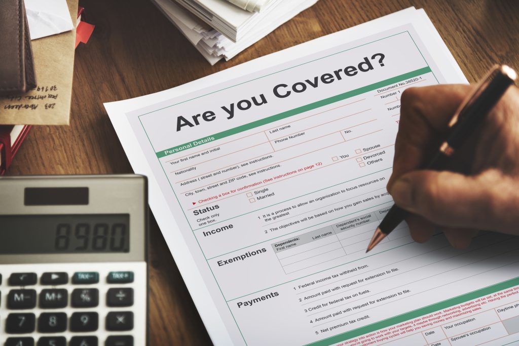 Insurance protection concept